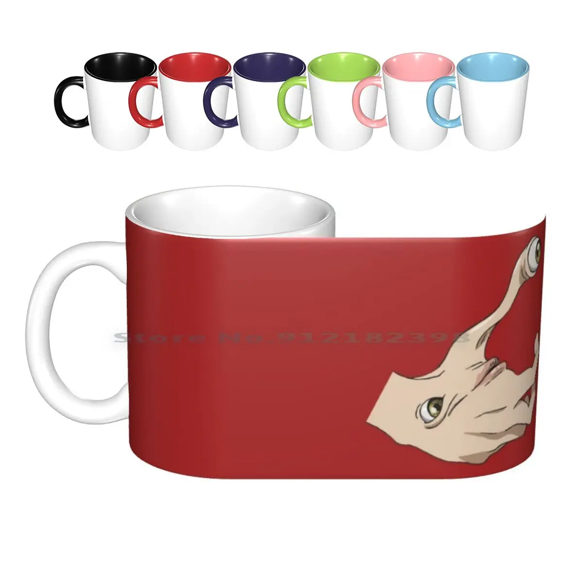 Parasyte Ceramic Mugs Coffee Cups Milk Tea Mug Parasyte Parasite Manga Comic Anime Cartoon Migi Shinichi Shin Ichi Right Hand