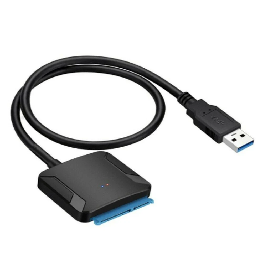 Cable convertidor de disco duro USB 3 0 a Sata, transmisión rápida para adaptador HDD SSD de 2, 5, 3 y 5 pulgadas