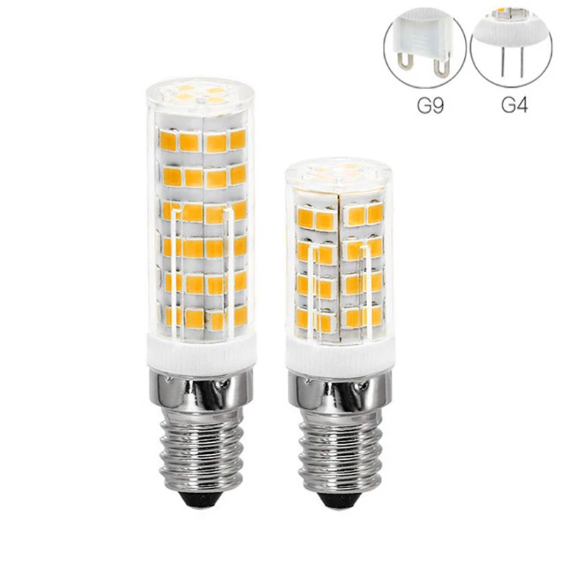 

100pcs G4 G9 220V LED Lamp E14 LED Bulb 5W 7W 9W Spot Light Energy Saving Lamp 360 Beam Angle Chandelier Lights Replace Halogen