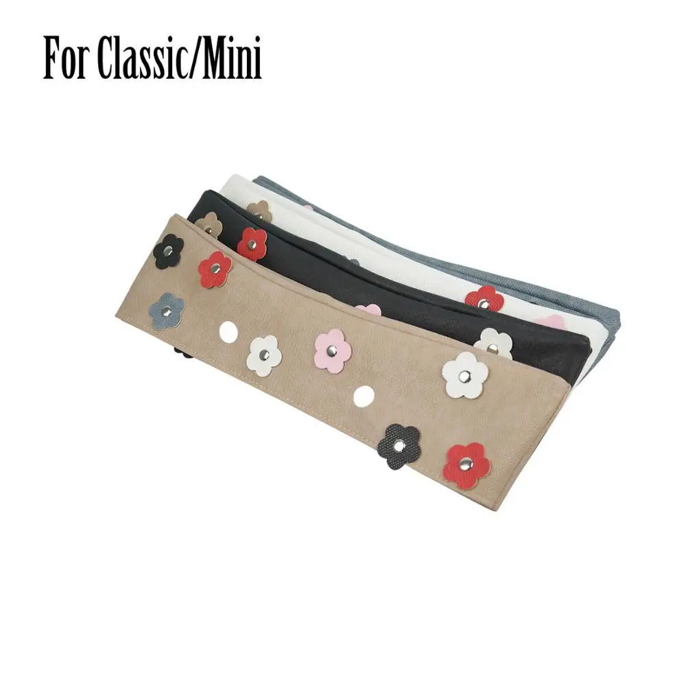 

2022 New Rivet Flower PU Trim Thin Decoration for Obag Summer for Women Handbag Classic Mini for O Bag Body