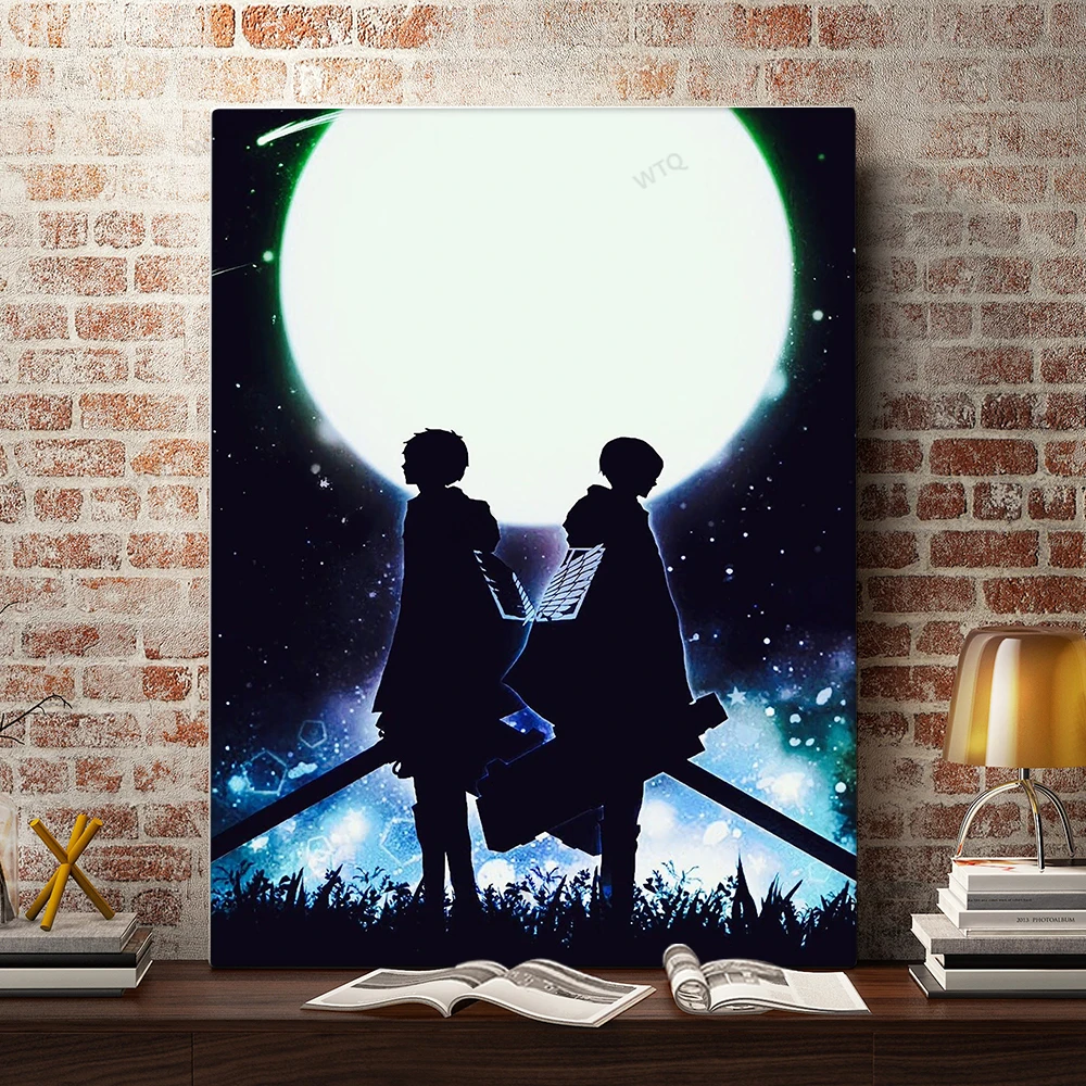 Japanese Anime Poster Attack on Titan Levi Ackerman Canvas Print Wall Art Painting Modern Picture Dining Room Restaurant Decor