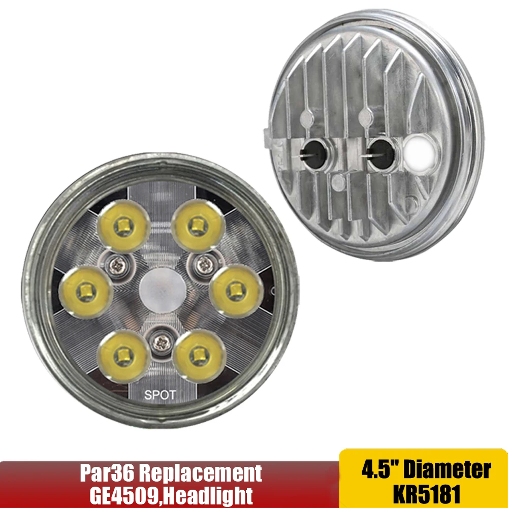 Par36 Led Landing Light 10-30V DC Replace GE4509 18W Led Headlight For Allis Chalmers Tractors 12V 24V Led Work Light x1pc