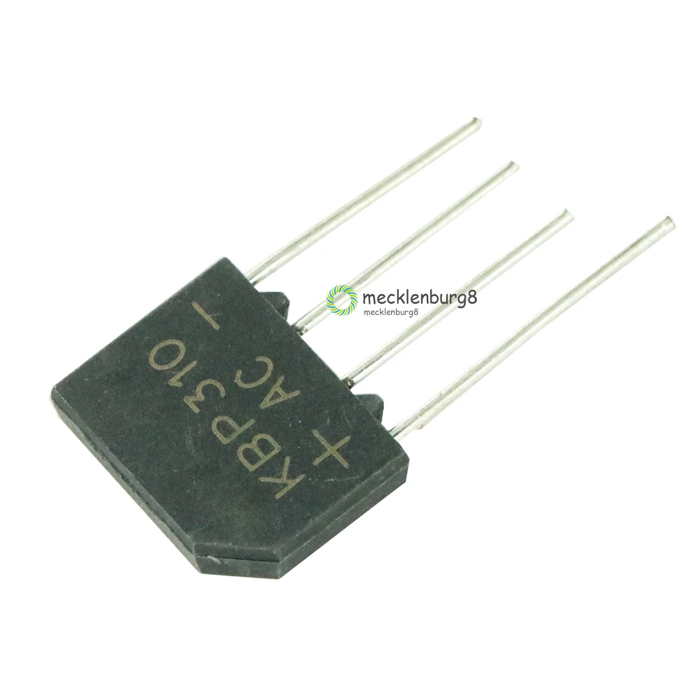 5 pieces. KBP310 SIP-4 3A 1000 V diode bridge rectifier single phase bridge rectifier new arrival