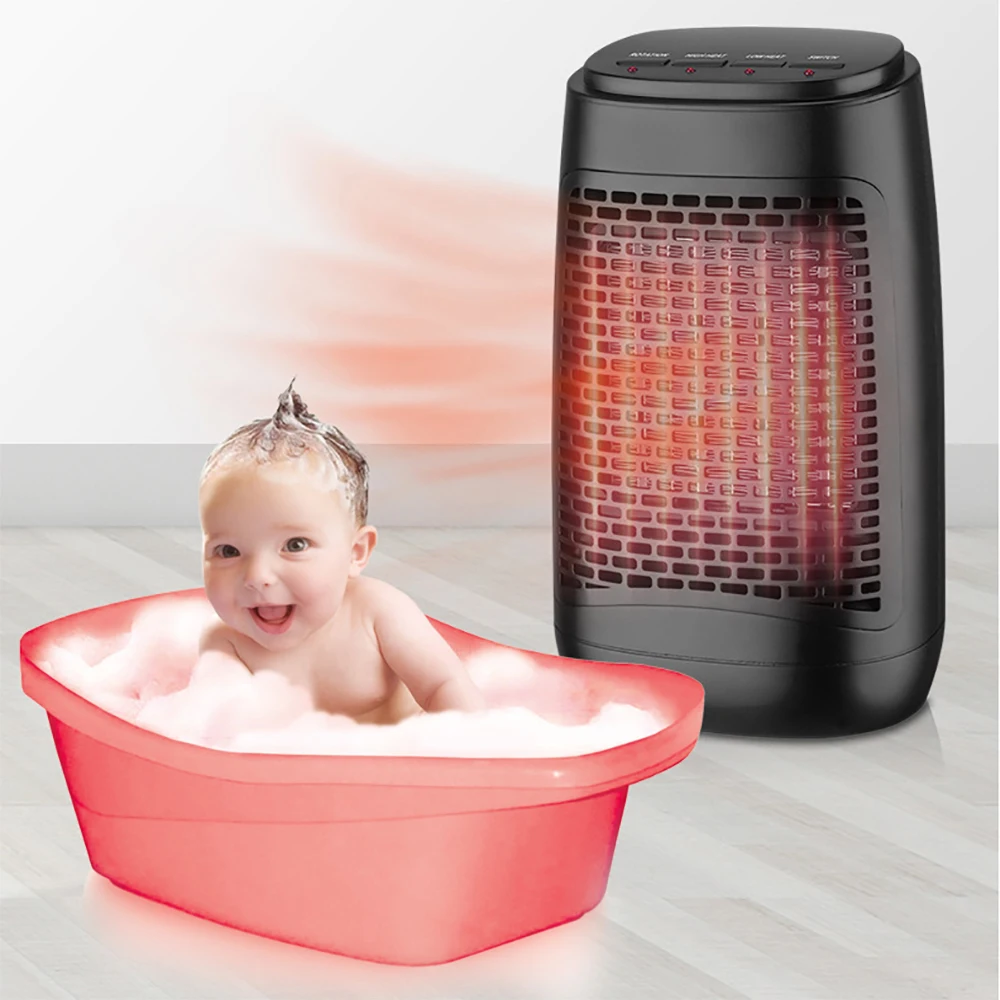 1200 واط مروحة ومدفأة قابل للتعديل ترموستات وحماية الحرارة الزائدة السيراميك الفضاء المنزل الشتاء سخان لغرفة النوم غرفة المعيشة مكتب