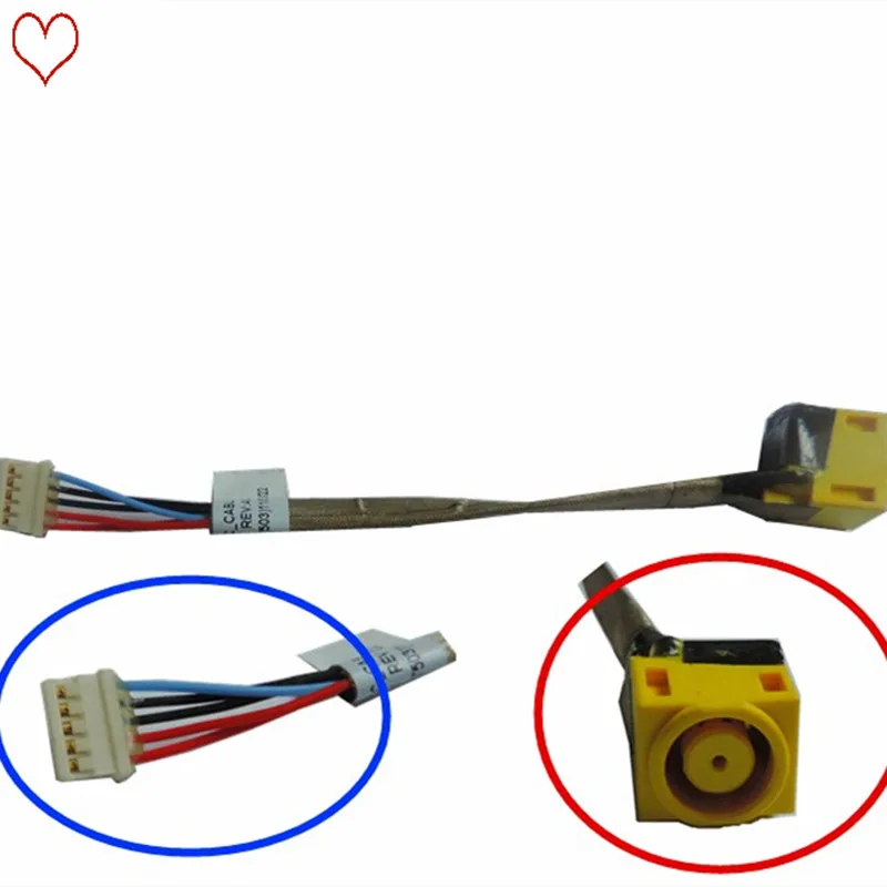 

New Laptop DC Power Jack Cable For Lenovo THINKPAD X220T X230T Charging With Cable Harness Wire