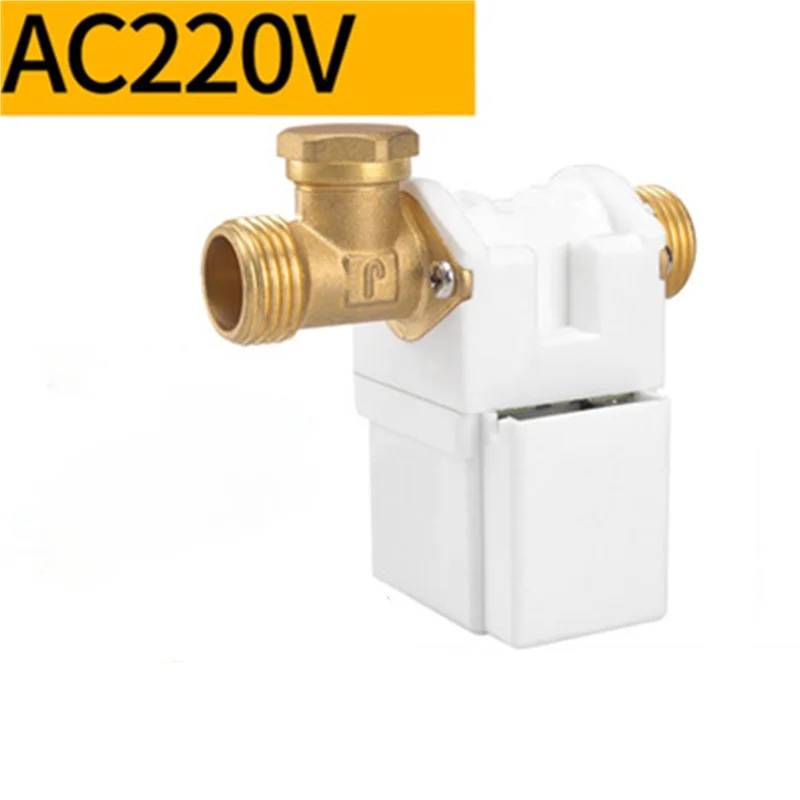 Brass electric solenoid valve G1/2\' NC 12v 24v 220v water heater air solar system