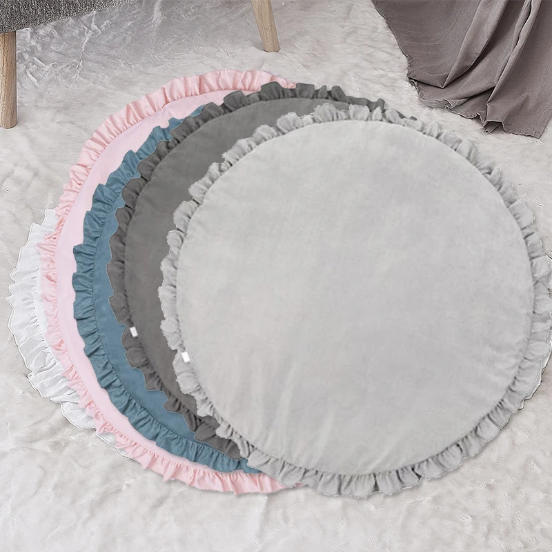 Baby Crawling Blanket Floor Carpet Newborn Padded Play Mats Soft Cotton Crawling Mat Girls Boy Game Rugs Kids Room Decoration