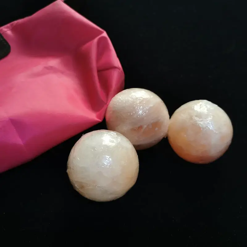 Himalayan Salt Massage Balls, Crystal Ball, Natural Salt Soap, 5cm