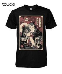 Photographer Samurai Funny Black T-Shirt 2019 Men Summer New Brand Men O Neck Short Sleeve Cotton Mens T Shirt Design Website