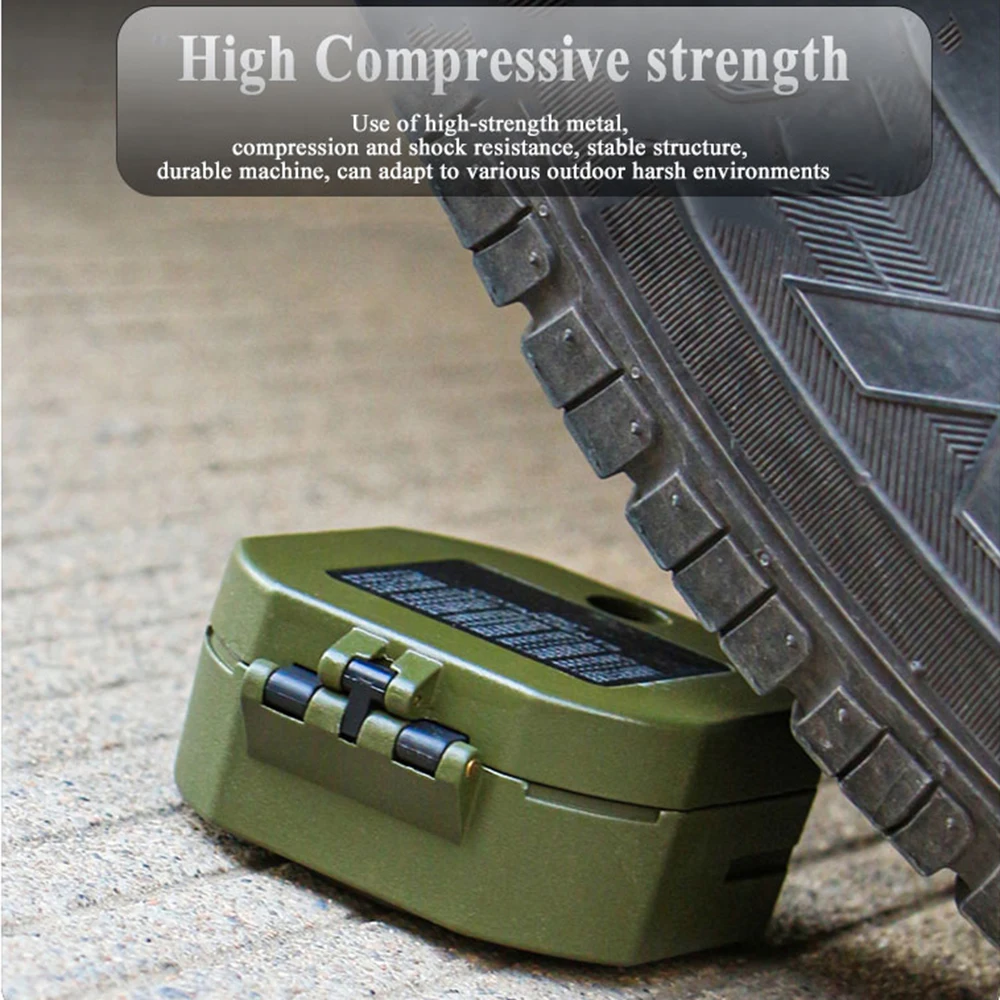 Militare Multifunzionale Fluorescente Geological Survey Compass Verde Pocket Transit Impermeabile e Anti-Shake per la Sopravvivenza Esterna