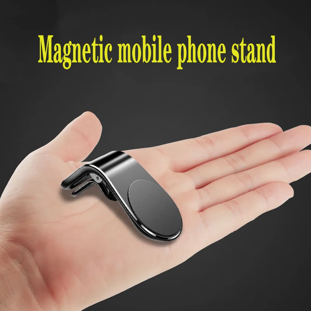 

Metal Magnetic Car Phone Holder Mini Air Vent Clip Mount Magnet Mobile Stand