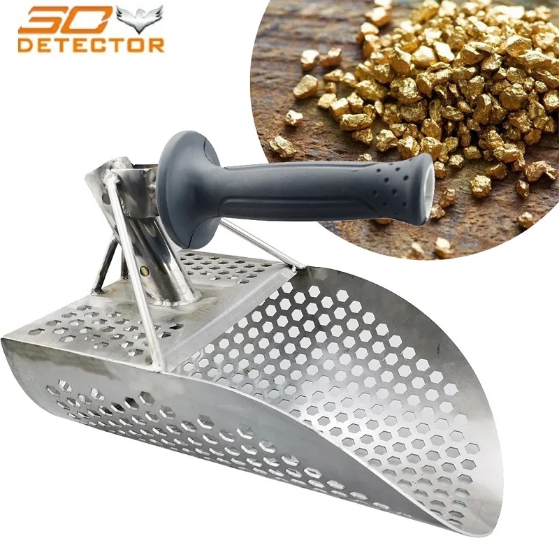 Gold Hunter Underground Gold Digging Tools 304 Stainless Steel Sand Scoop