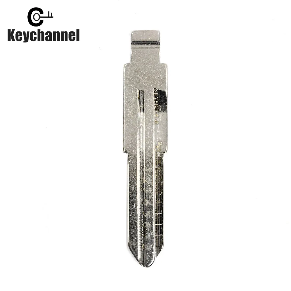 5PCS Lishi NSN11 #06 Engraved Line Key Blade Scale Shearing Teeth Cutting Key Blank Clipper Key Blade  For Nissan Bluebird 8 PIN