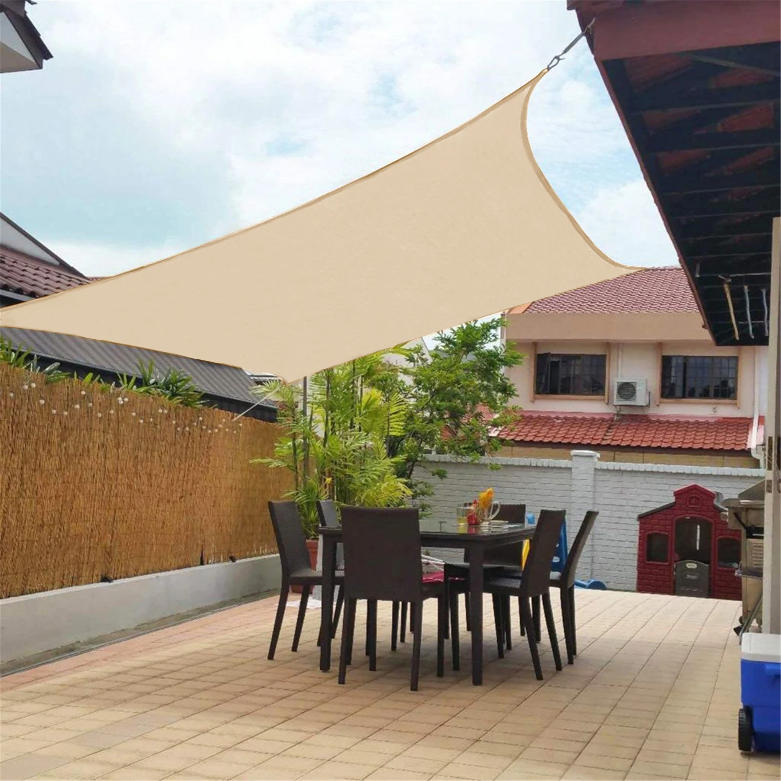 outdoor waterproof awning garden terrace exterior awnings for patio,beach, camping, patio, swimming pool Sunshade Shade sail