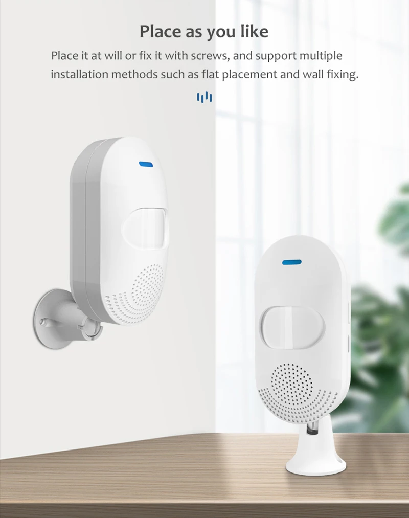 Joytimer Wifi PIR Independent Infrared Detection Alarm Tuya Smart Home Wireless ConnectionHuman Body Sensor Alarm