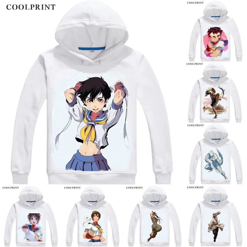 

Fighting Game Kasugano Sakura Stanley Artgerm Classic Anime Cosplay Custom Pullover Sweatshirt Hoodie Classic Printed Fashion