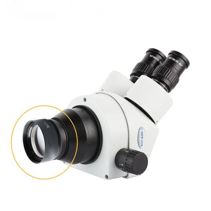 Objectif auxiliaire de Microscope stéréo 0,7x, Distance de travail, objectif de Microscope à large champ 120mm