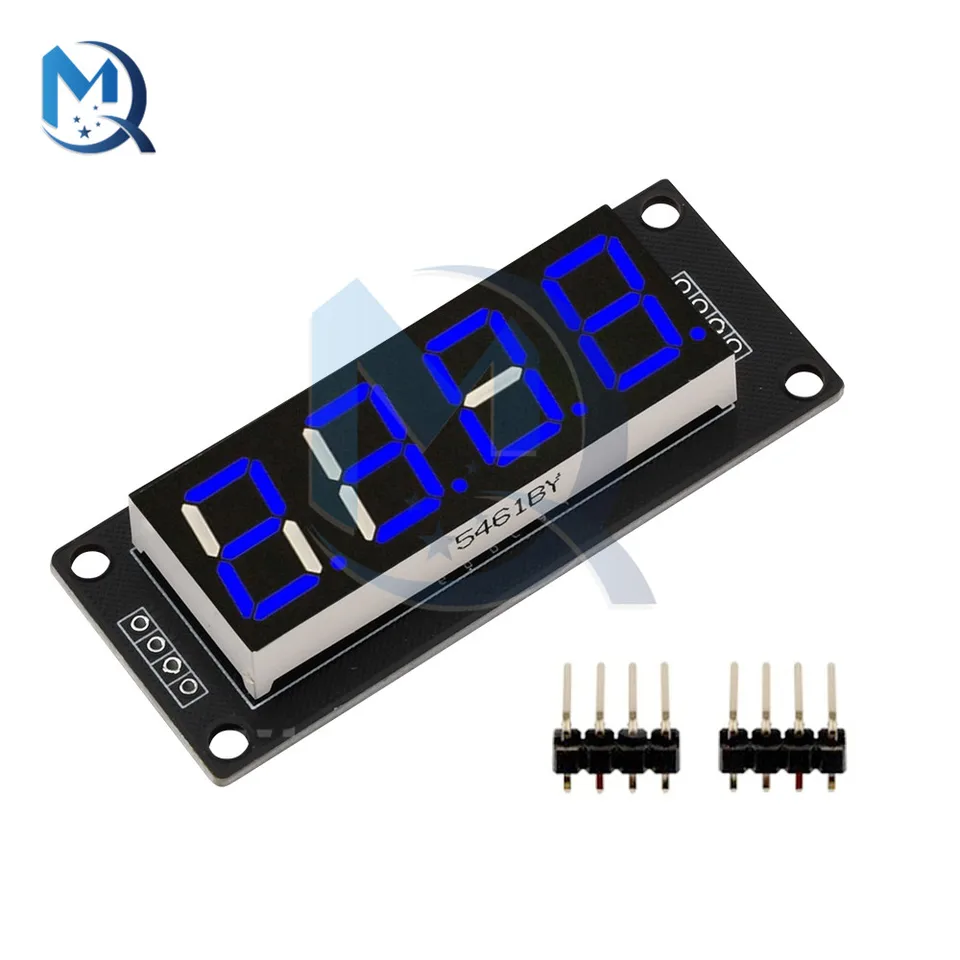 Modulo Display LED TM1637 4 Cifre 0.56'' Con Colori RGB Per Arduino – 5V, Orologio E Contatore