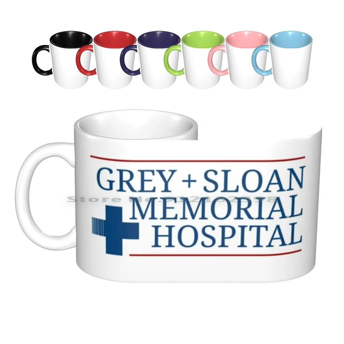 Grey Sloan Memorial Ceramic Mugs Coffee Cups Milk Tea Mug Greys Anatomy Ellen Pompeo Patrick Dempsey Meredith Derek Grace