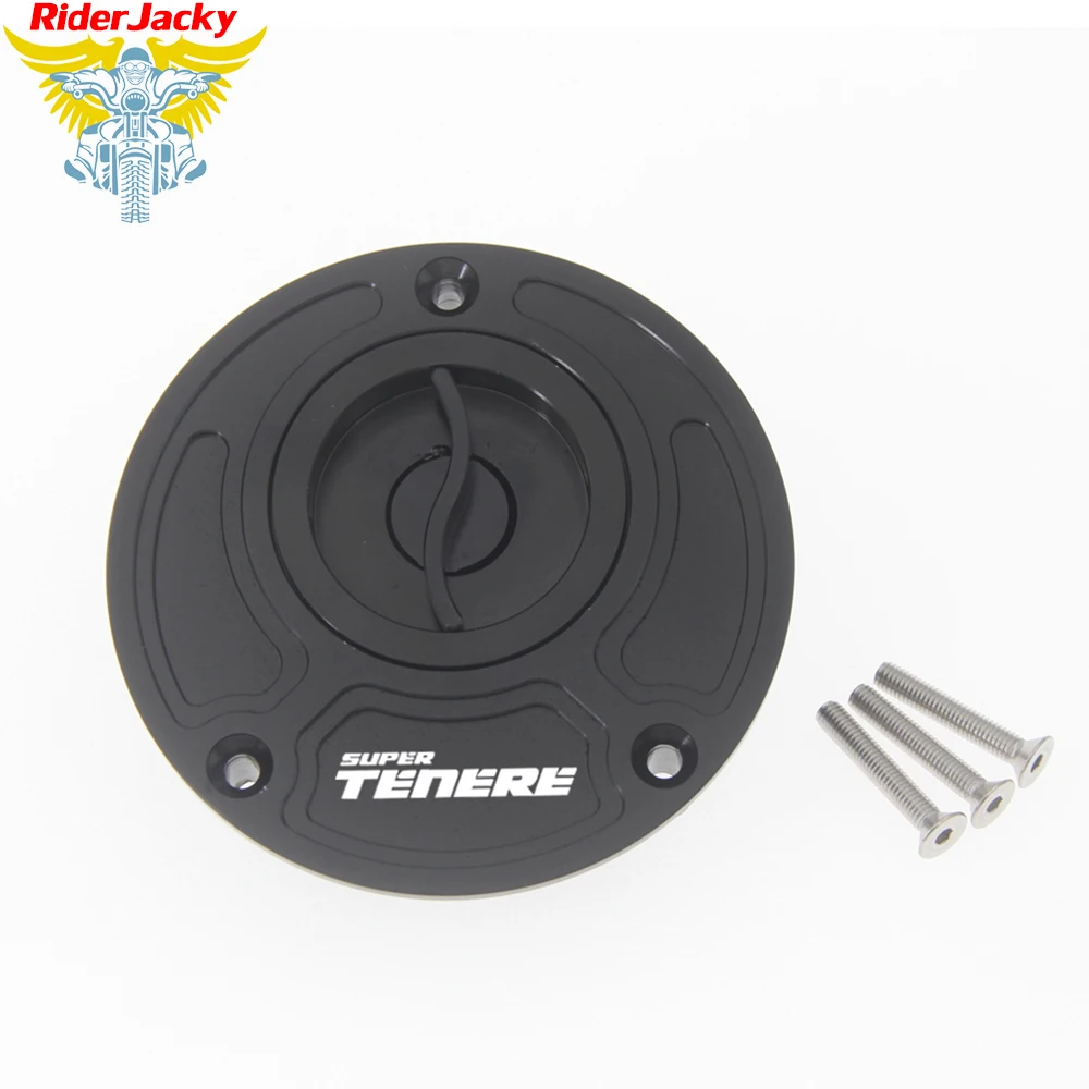 

Aluminum Motorcycle Keyless Fuel Gas Tank Cap Cover For Yamaha SUPER TENERE/XT1200ZE 2012-2016 2013 2014 2015