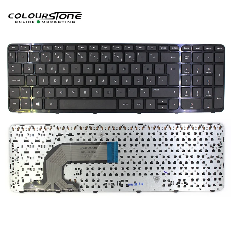 

Russian Laptop Keyboard For HP Pavilion 15-N 15-E 15T 15-F 15-G 15-R 15-A 15-S 15-H 250/255/256 G2 G3 US/SP BLACK WITH FRAME