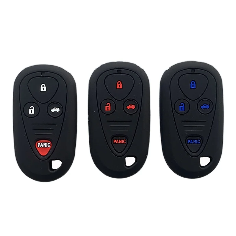 Silicone car Key Cover Case shell holder for Honda Acura RL CL TL 2002-2004 Car 4button Key