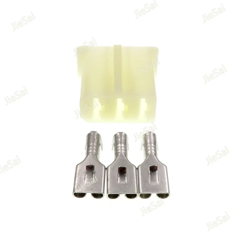 3 Pin 893906231 893 906 231 Automotive Electrical Harness Connector Plug For VW