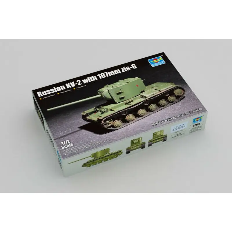 

Trumpeter 07162 1/72 Russian KV-2 with 107mm zis-6 - Scale Model Kit