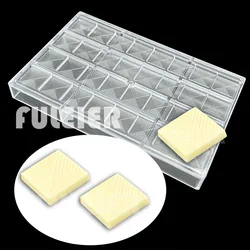 6g Square Chocolate Candy Bar Mold For Baking Maker Polycarbonate Mould Cake Decoration Confectionery Tool Bakeware