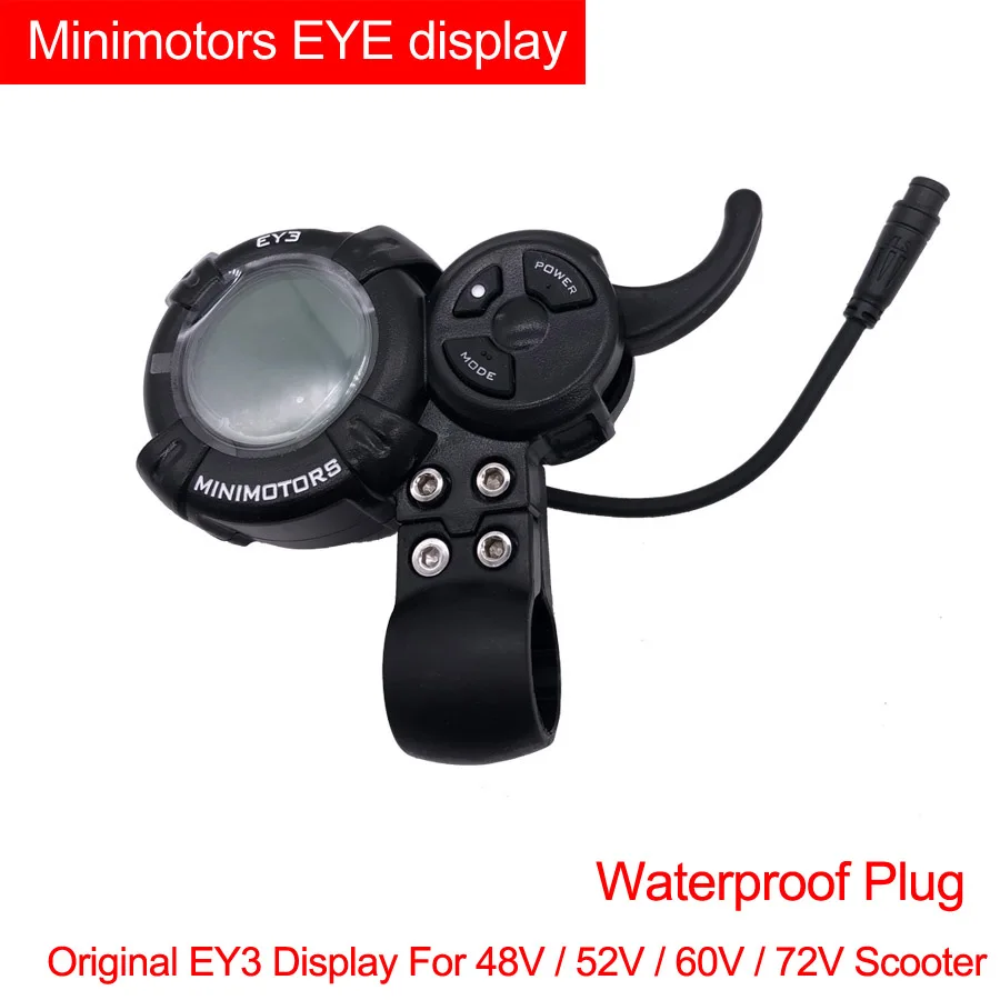 

EYE LCD Display EY3 Minimotors for Electric Scooter 48V 52V 60V 72V Kaabo Wolf Warrior King Wolf X and Mantis Dual Eye Throttle