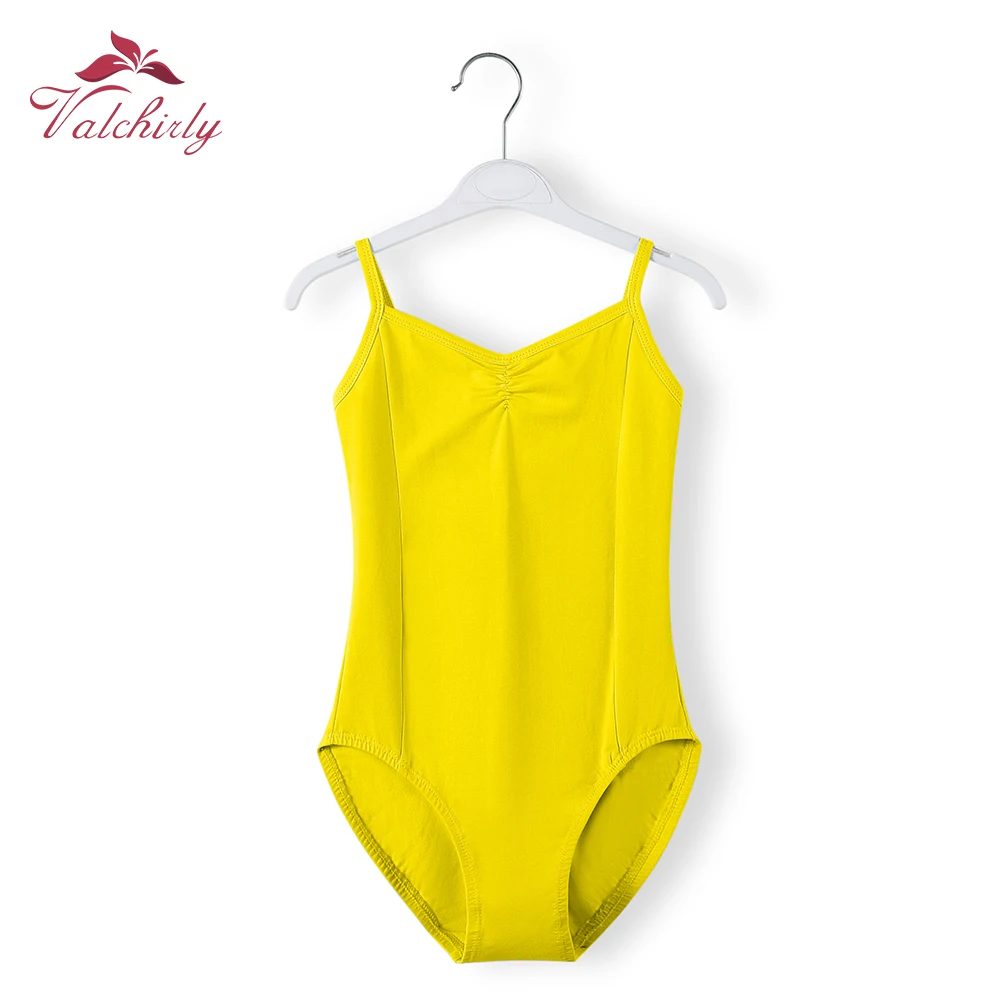 Trẻ Em Cotton Ba Lê Bodysuit Leotard Xanh Bé Gái Ballerina Vũ Trang Phục Quần Áo