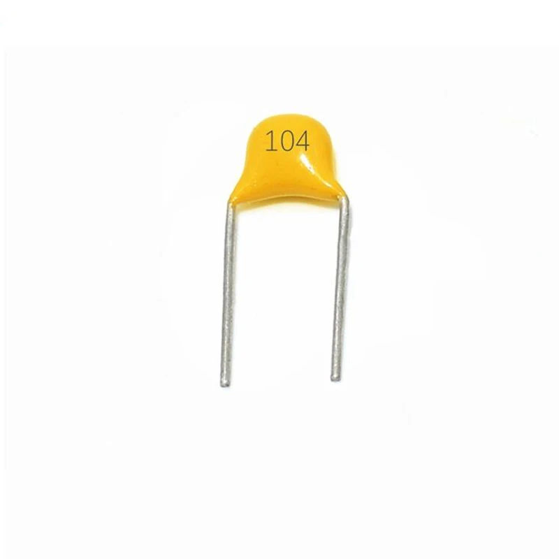 100pcs 50V Multilayer ceramic capacitor P=5.08mm 100nF 150nF 220nF 330nF 470nF 680nF 1uF