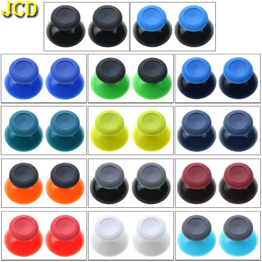 

JCD 2PCS Thumbsticks Grip For Xbox Series S / X Controller 3D Analog Cap For Xbox Series Joysticks Cap Cover Mushroom Caps