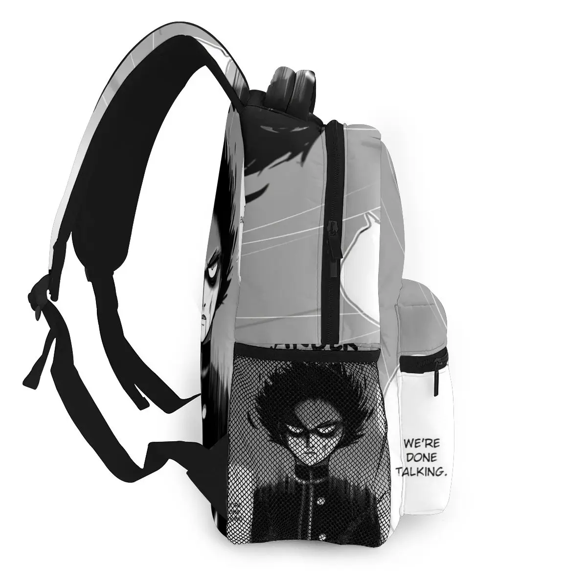 Mob Psycho 100 Mochila para Meninas Meninos Mochila De Viagem Mochilas para Saco De Escola Adolescente