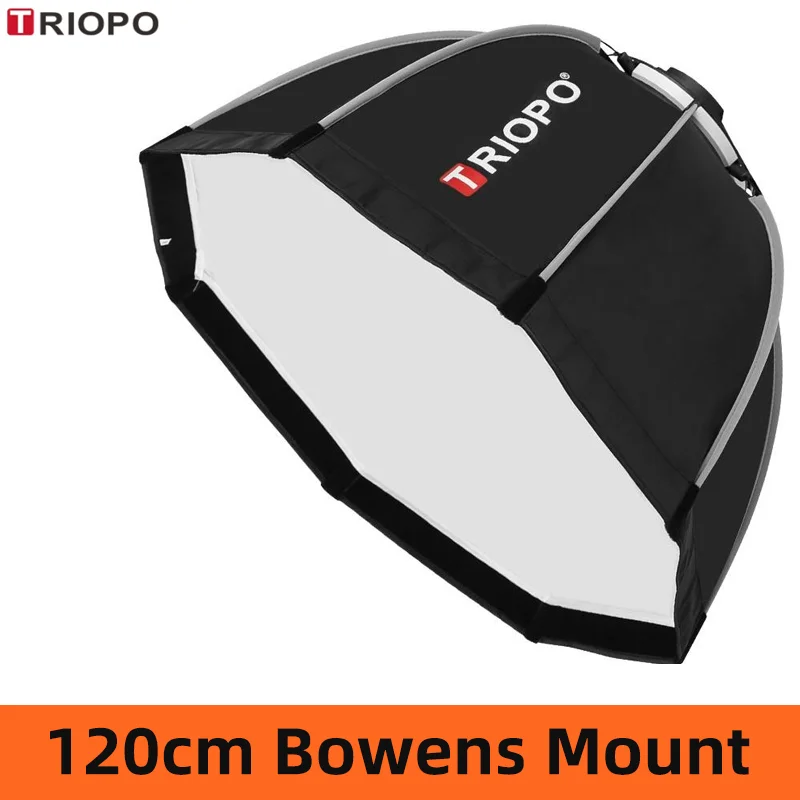 

Triopo 120cm Bowens Mount Octagon Umbrella Outdoor SoftBox with Grid + Carrying Bag for photography Studio Flash Softbox