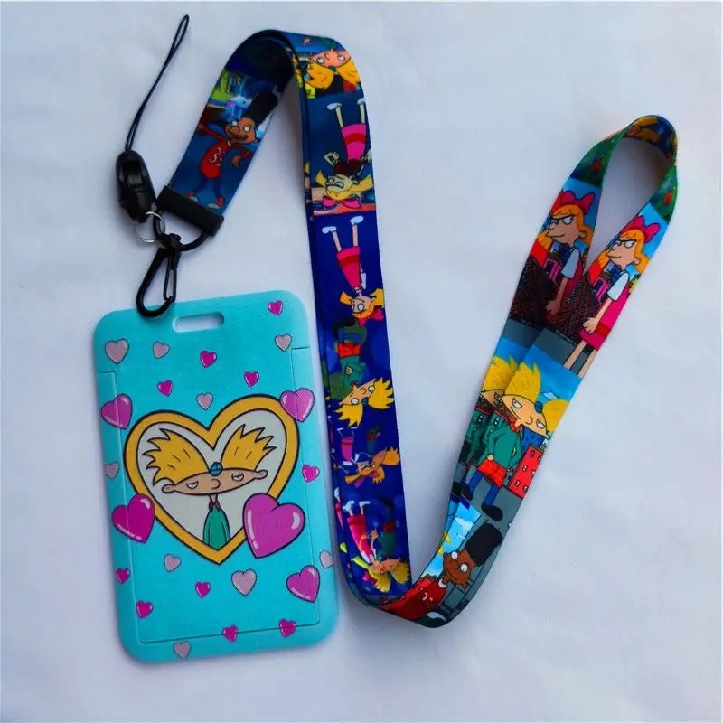 Women's Lanyard Credit ID Badge Holder Key Rings Student Man Travel Bank Bus Business Card Holders Keychain Gifts