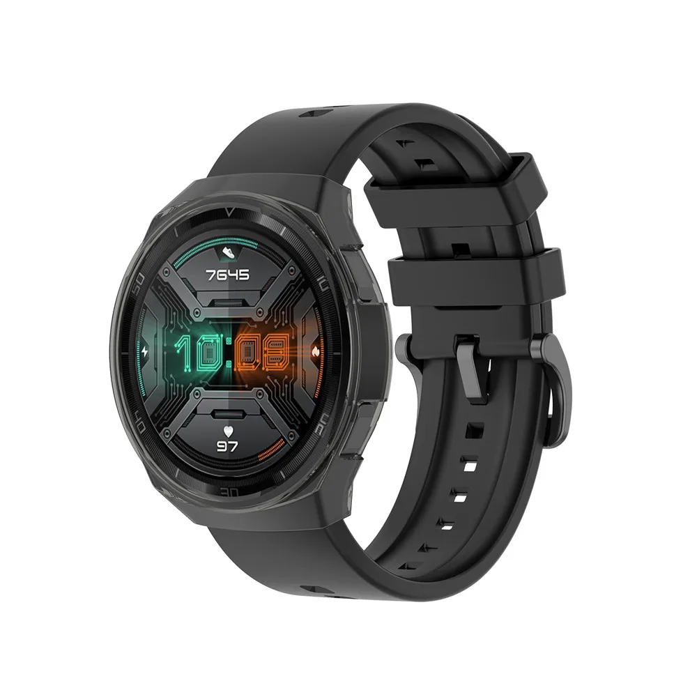 Soft TPUกรณีนาฬิกาสำหรับHuawei Watch GT 2e Gt2eกรณีกันกระแทกป้องกันSmartwatch ProtectorกรอบรูปShellอุปกรณ์เสริม