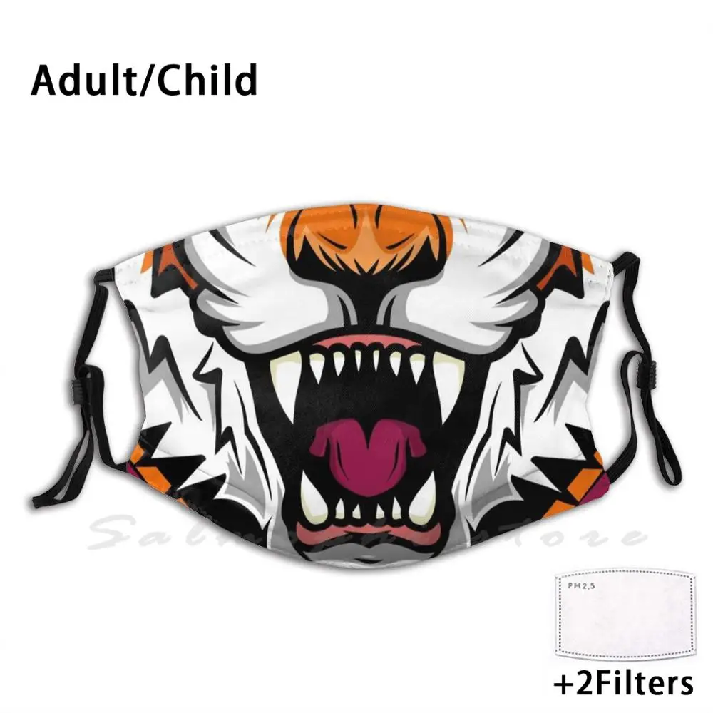 

Tiger / / King Mouth Mask Anti Dust Washable Tiger King Joe Exotic Series Cat Wild Kitty