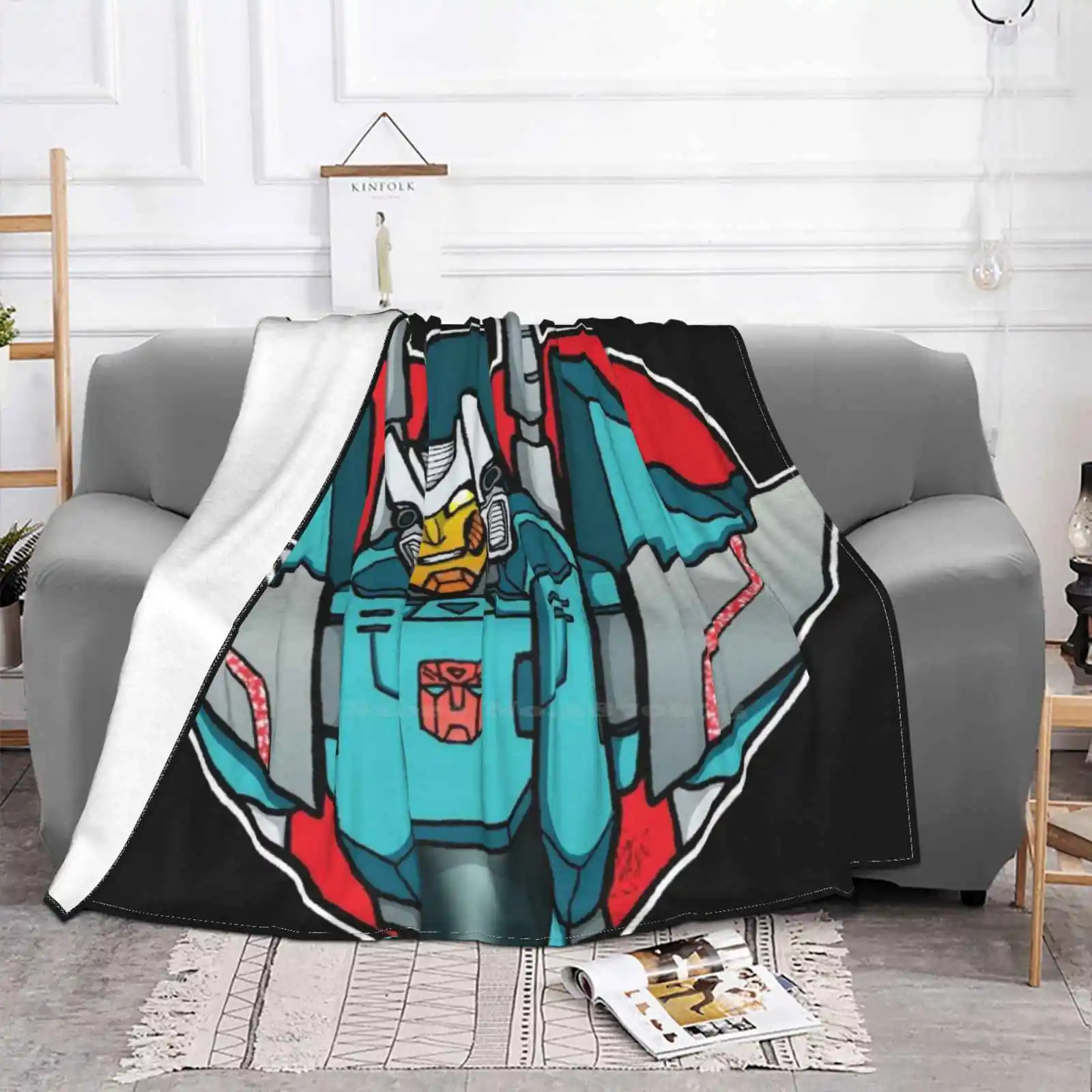 Brainstorm Heart Hot Sale Printing High Qiality Flannel Blanket Brainstorm Brainstorm Robot Idw Brainstorm Idw Character Robots