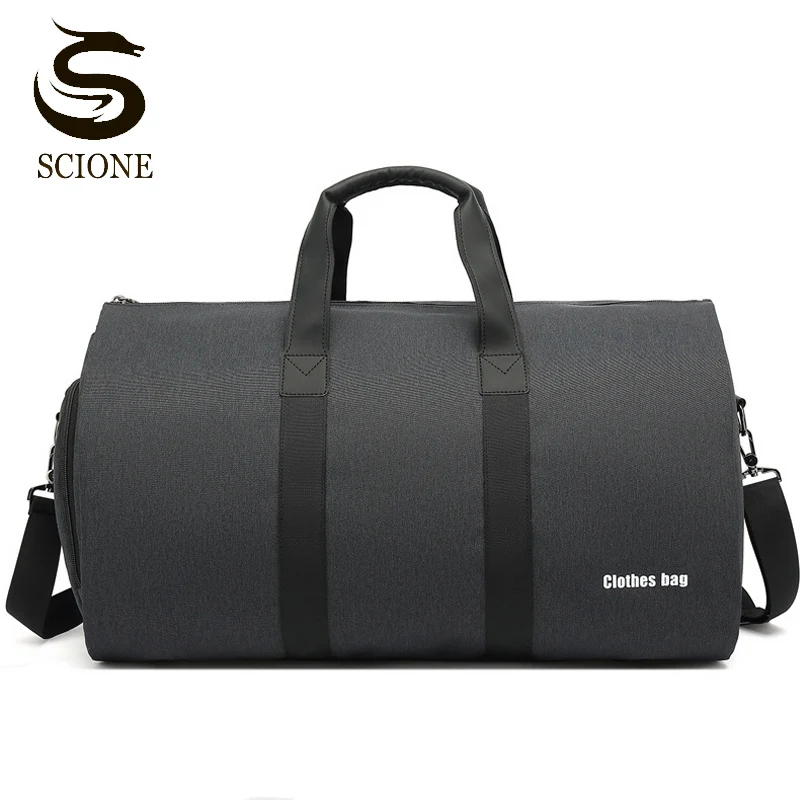 Sac de Voyage d'Affaires pour Homme, Oxford Étanche, Pack de Vêtement, Grande Capacité, Sacs Initiés, Multi-Poches, Bagages, Rangement XA76M