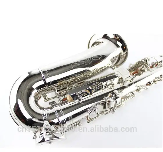 

Brand MARGEWATE Nickel Plated Alto Saxophone E Flat Sax Mouthpiece Musical Instruments Professional level Playing Saxophone