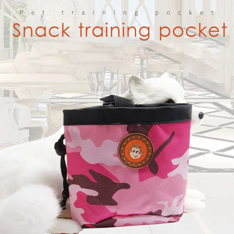 Strong Wear Resistance Large Capacity Puppy Snack Reward Waist Bag For Dog Cat Portable Training Bag Dog Pet Snack Bag Supplies