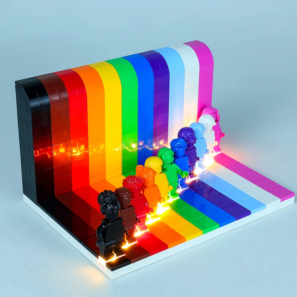 EASYLITE LED Light Up Kit For 40516 Everyone Is Awesome Building Blocks Bricks Lighting NEW Set NOT Include The Model