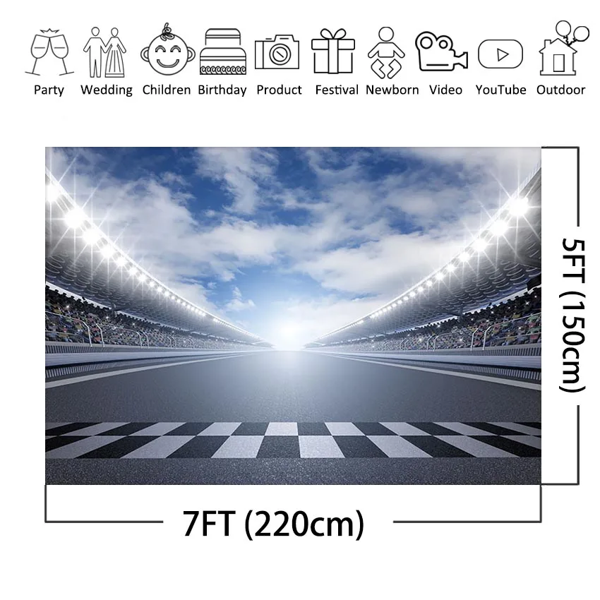 سباق المسار خلفية سباق السيارات المنافسة التصوير الخلفيات الأطفال عيد ميلاد صور خلفية للصور استوديو صور