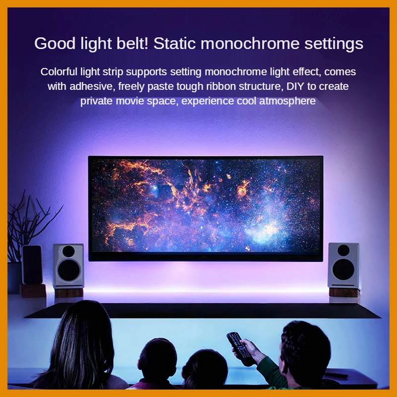 Ambient TV PC Backlight Kit HDMI Sync Screen Color LED Strip Light Works With Tuya WiFi Alexa Google  Control HDTV Computer Xbox