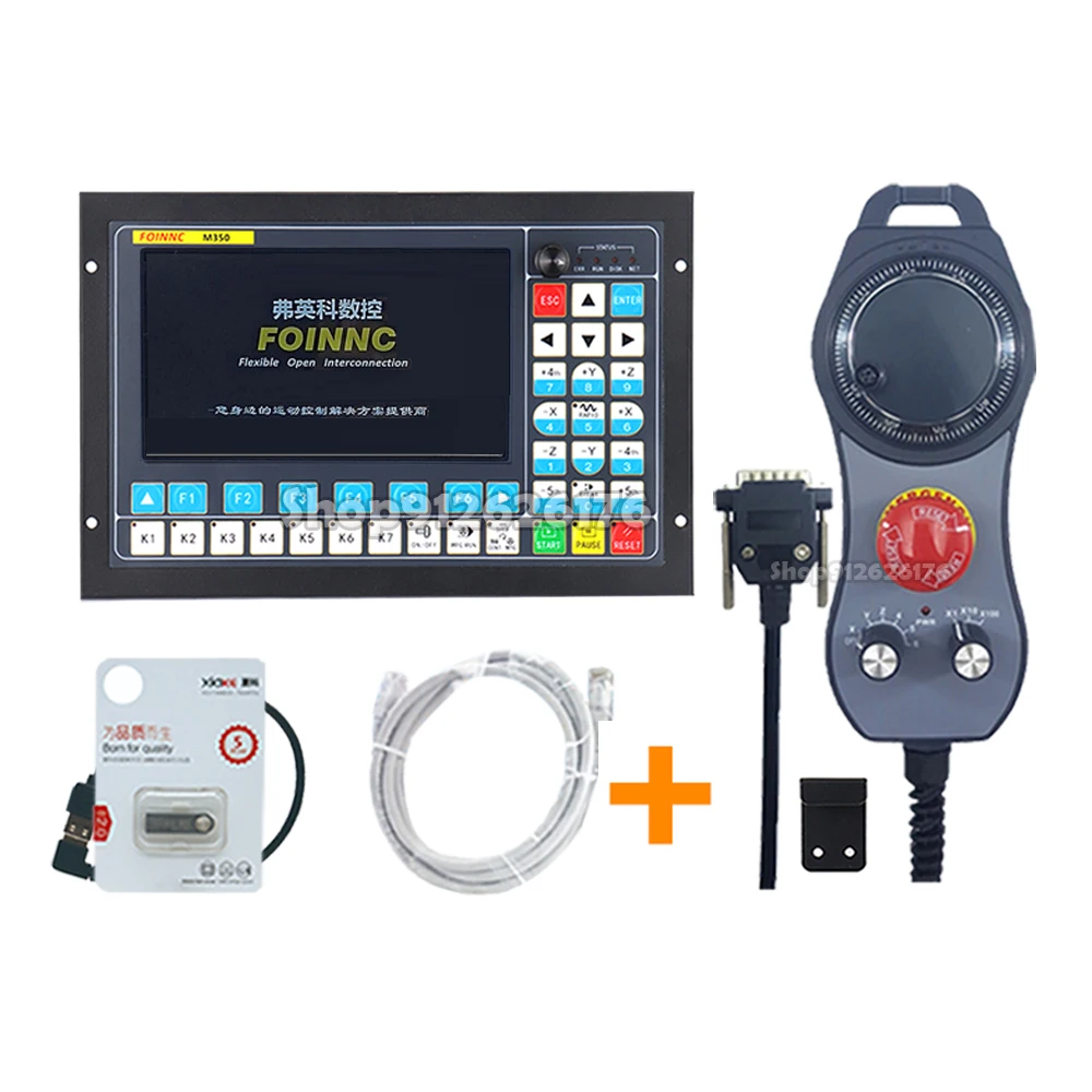 M350 Cnc Controller 3-axis 4-axis 5-axis Motion Control System 1mhz G-code Mach3 6-axis Emergency Stop Electronic Handwheel