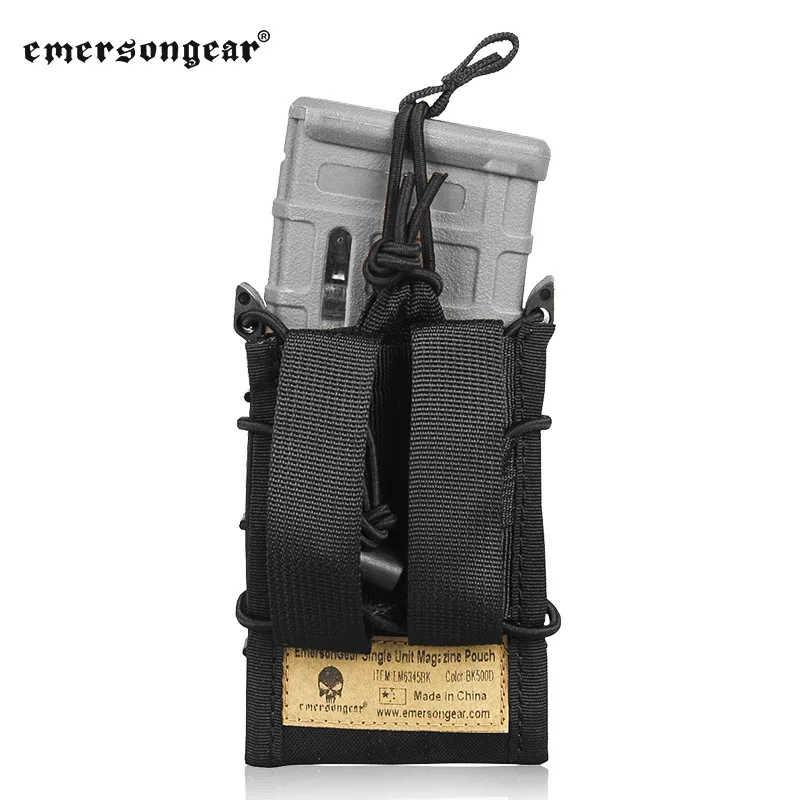 Emersongear 556 rifle revista bolsa tático molle portátil modular única bomba mag saco airsoft caça 556 m4 m16 ar15 sr52