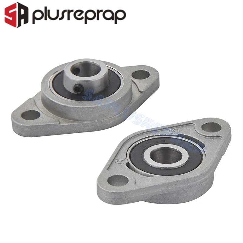 1/2/4PCS KFL08 KP08 8mm Bore Diameter Pillow Block Flange Rhombic Bearing Zinc Alloy 3D Printer DIY Parts for T8 Lead Screw