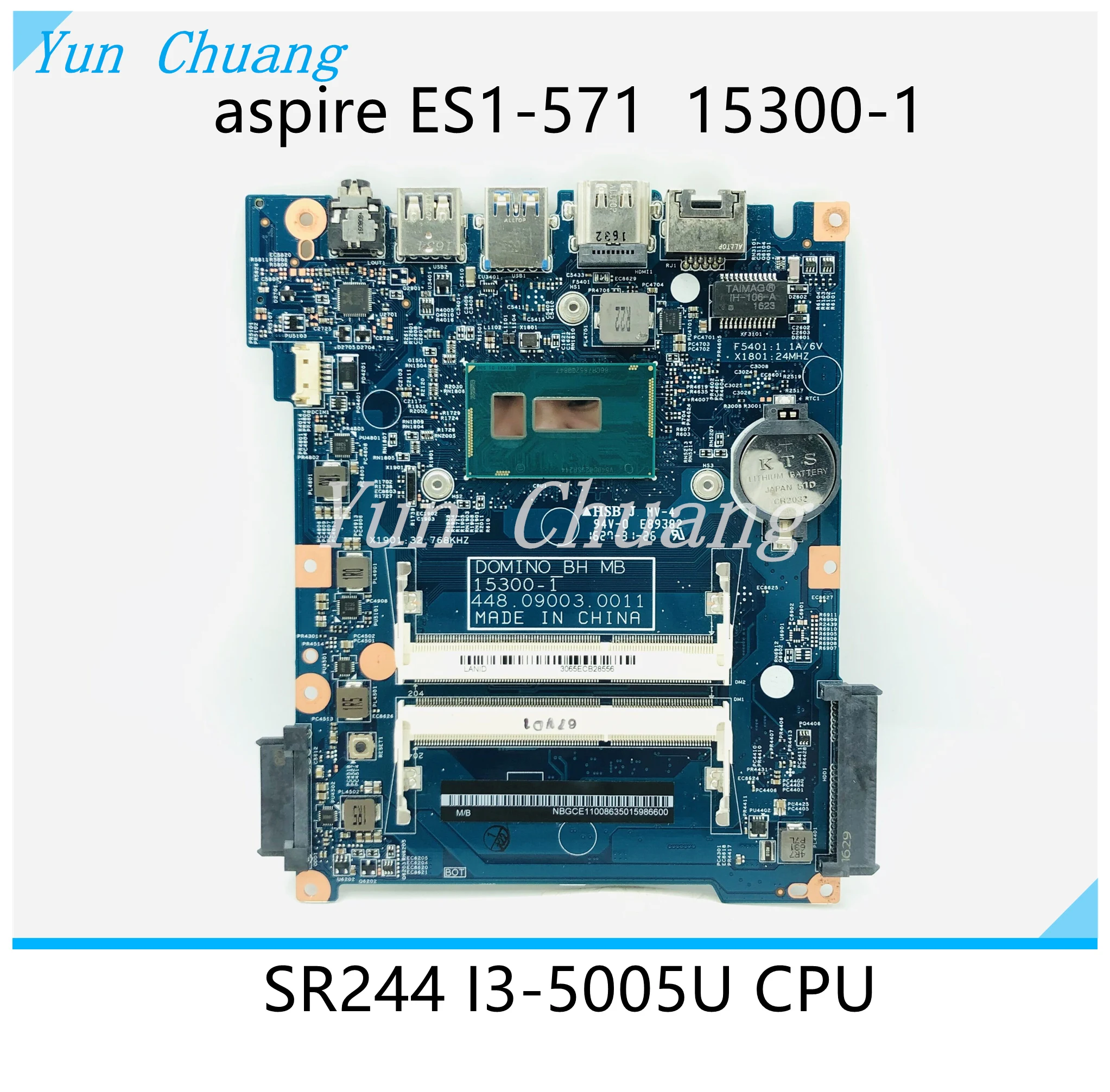 

15300-1 448.09003.0011 Mainboard For Acer Aspire ES1-571 ES1-571G MM1-571 Laptop motherboard With i3-5005U i5-4200U CPU DDR3L