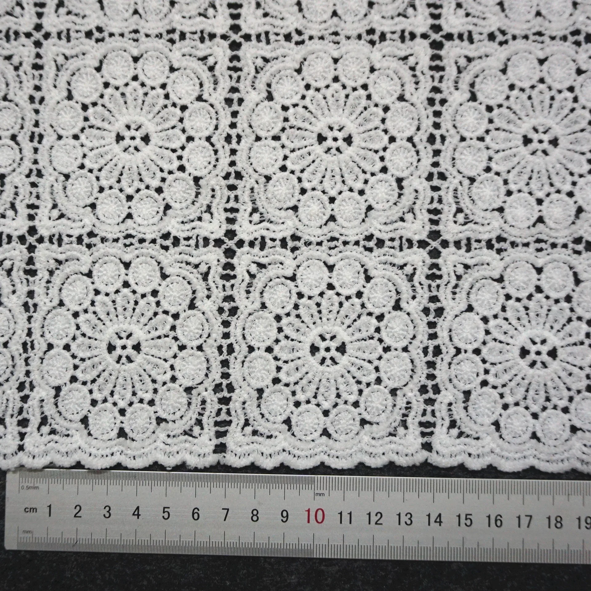 Embroidery lace fabric 30CM wide hollow water-soluble lace DIY clothing accessories milk silk lace